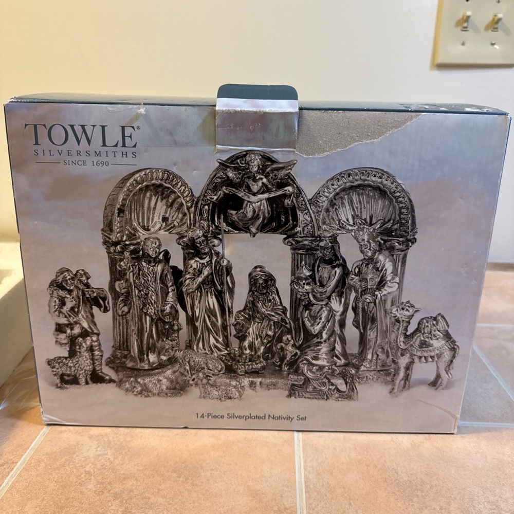 Towle Silver Nativity Set